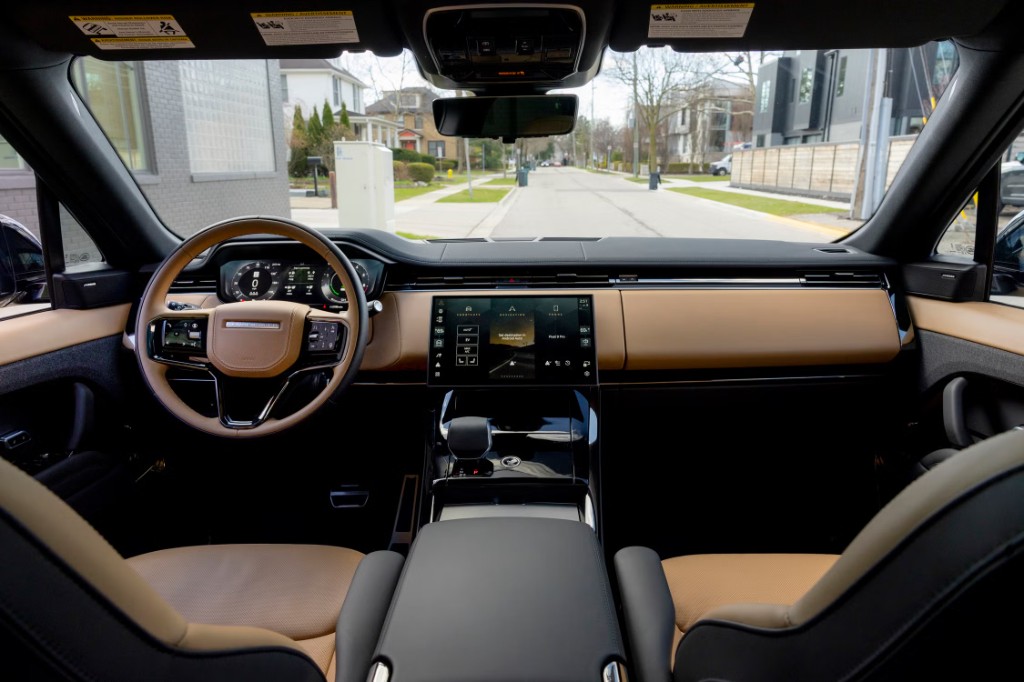 After interior deep clean on Range Rover Sport